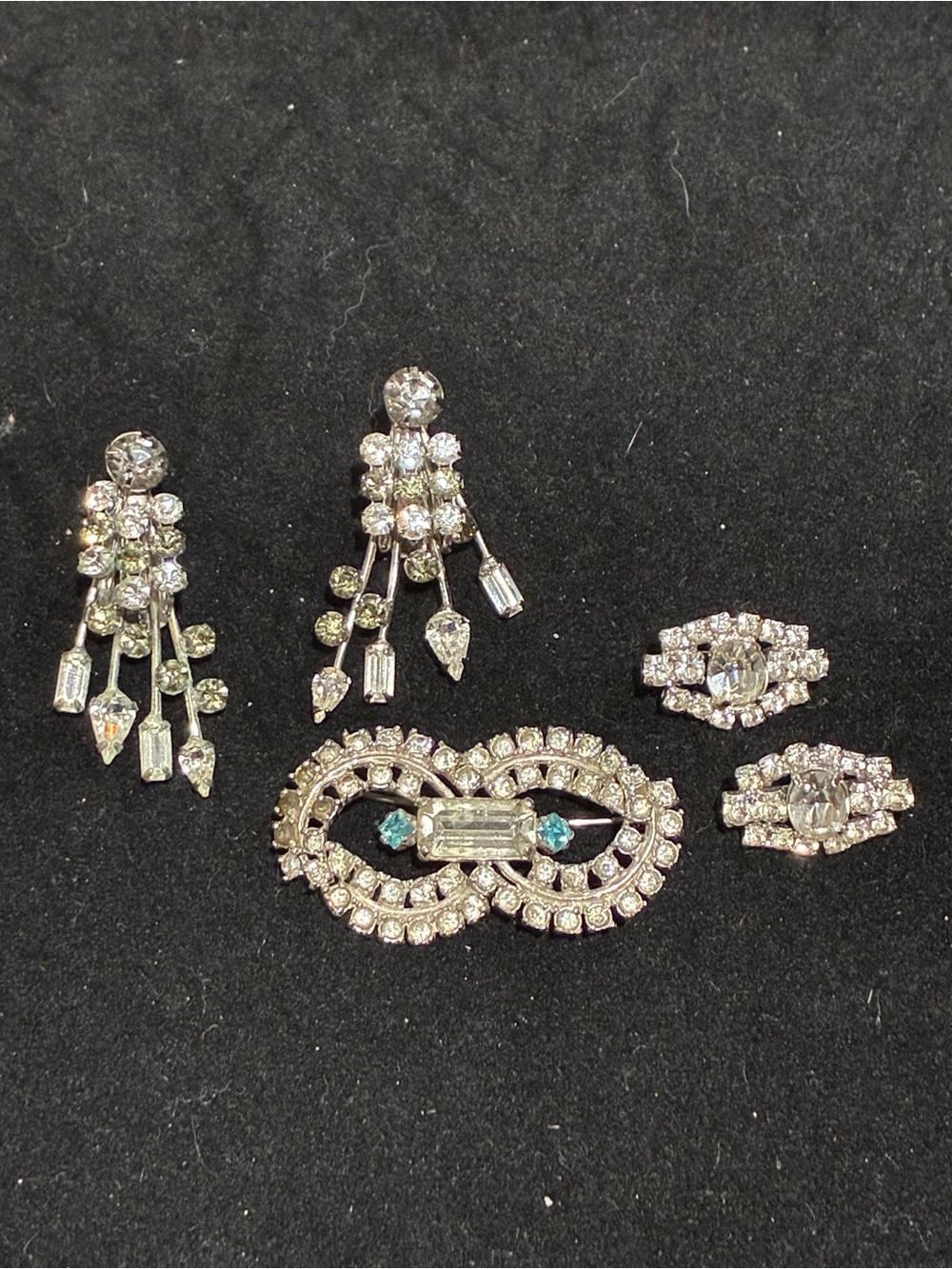 Vintage Rhinestone Jewelry Bundle